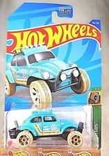 2022 Hot Wheels 160 Mud Studs 55 Volkswagen Baja Bug Aqua Wtan Wheels Oh6sp