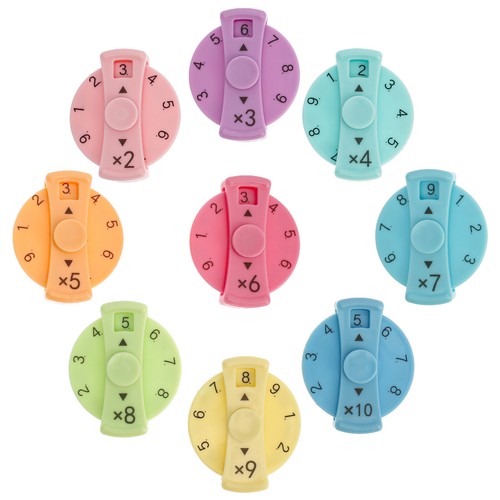 9Pcs Plastic Math Spinner Add Subtract or Multiplication Division Spinners qiGlW - Picture 21 of 22