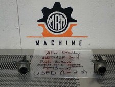Allen Bradley 800T-A2P Ser N Push Button 800T-XA Ser C Contact Blocks Lot of 2 