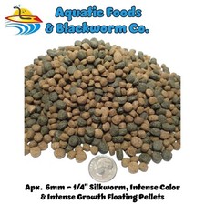 20-lbs 6mm 3-Type Silkworm, Intense Color, Intense Gro Floating Pellets KGM-350