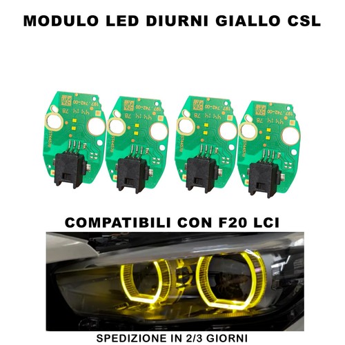 Angel Eyes LED Daytime Running Headlight Module for BMW 1 Series f20 f21 lci Yellow CSL - Picture 10 of 10