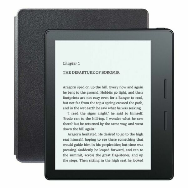 Kindle Oasis (8th Generation) 4GB, Wi-Fi, 6in - Black (Black Leather  for sale online