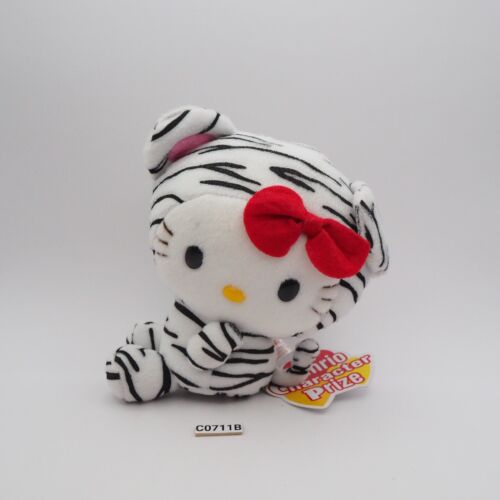 Hello Kitty C0711B Sanrio Tiger Eikoh 2009 Plush 5.5" TAG Toy Doll Japan - 第 1/10 張圖片
