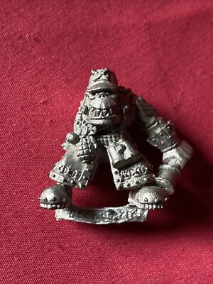 Space Ork Goff Skarr Boy Nob Warlord Metall OOP Roguetrader Warhammer 40k (P33)