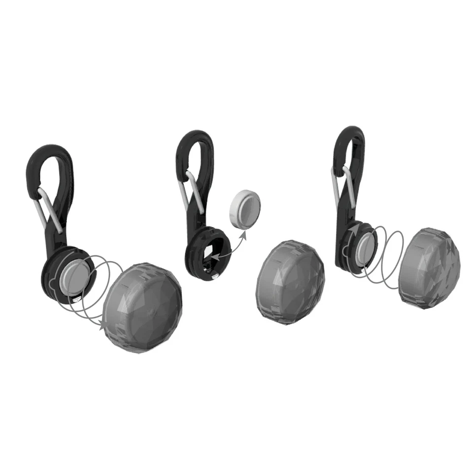 nite ize petlit collar light crystal jewel safety clip on for dogs or cats - Image 3 of 4