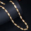 thumbnail 9  - 1 Meter CZ Baguette Necklace Link Chain DIY Jewelry Making Findings Accessories