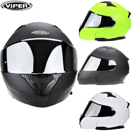 Flip Up Modular Motorbike Crash Helmet Motorcycle DVS ECE ACU PINLOCK