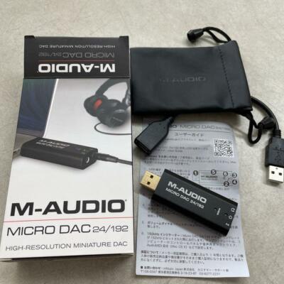 M-AUDIO Micro DAC 24/192 hi-res Portable Digital-to-Analog Converter
