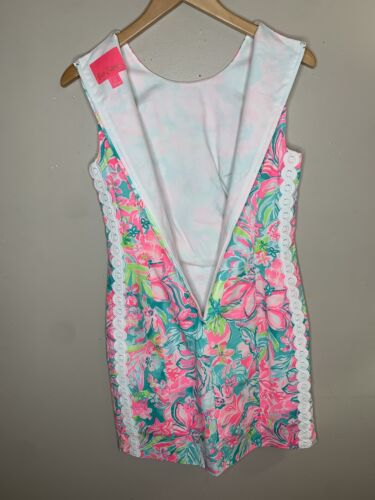 Lilly Pulitzer Mila Etuikleid Hot on The Scene rosa geblümt Damengröße 0 - Bild 5 von 9