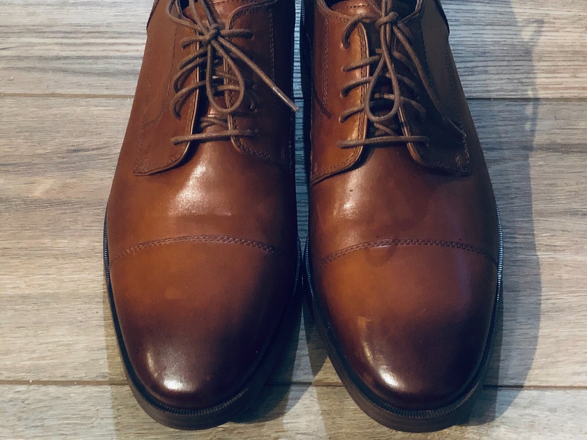 Cole Haan Mens 8 1/2M Oxford Leather Dress Shoes Brown Lace Up CO5324‎ Men main image 3