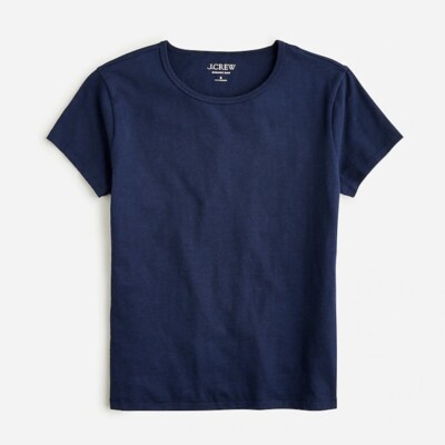 NWT  Slim Fit crewneck T-shirt organic slub cotton ~ Sz XS