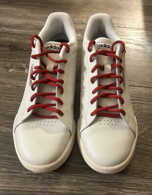 Adidas Roguera Men\'s White & Red Leather Casual Shoes US Size 12 Adidas Roguera White Active Maroon for sale | eBay main image 4