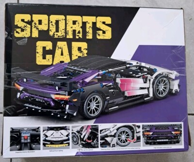 NEWRICE Super Sports Car Building Blocks Toys Adults,1:14 Scale Car Model Bui...