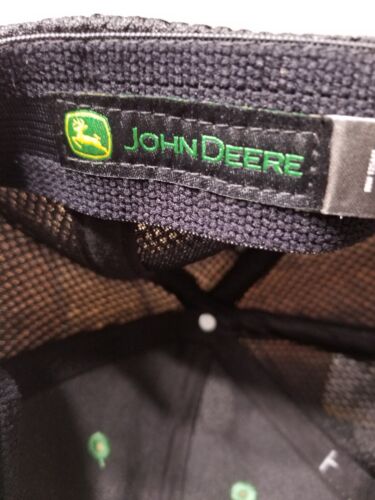LP6970013 John Deere Licensed Gray Black Trademark Hat / Cap - Picture 7 of 12