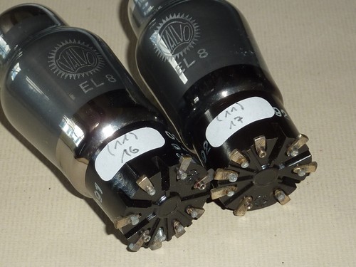 2 x Valvo EL8 NOS / gut geprüft auf Funke W19S - Bild 3 von 5
