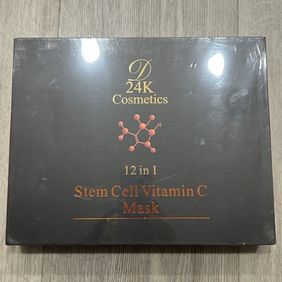 D 24K Cosmetics 12-in-1 Vitamin C Face Mask w/ 24K Gold Brightening