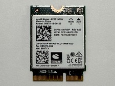 Intel Wi-Fi 6 Dual Band AX201 Wireless Card Bluetooth 5.1-2.4 GHz-5 GHz M.2 2230