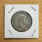 1958 Dot Canada 50 Cent Coin VF