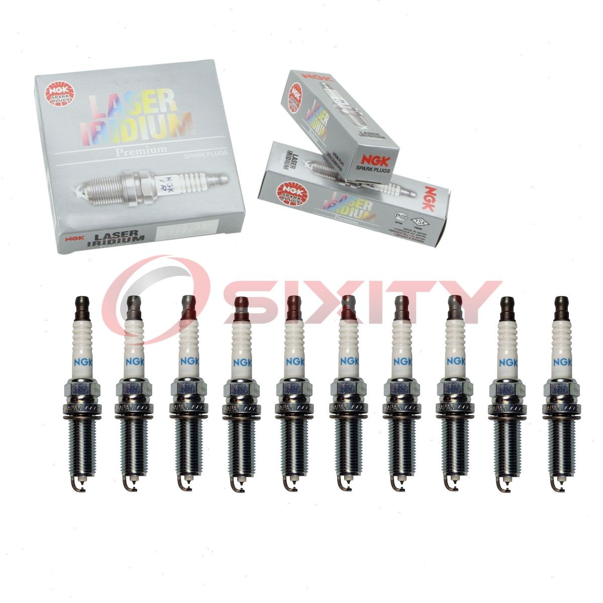 10 pc NGK 96964 DILKAR7H11GS Laser Iridium Spark Plugs for IXEH22TT rg