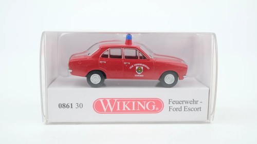 Wiking H0 1/87 086130 Bomberos - Ford Escort "Saarlouis" - NUEVO | Condition: Gebraucht