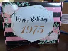 Happy Birthday 1975 Gift Box Set 6 Pcs Set Ne...