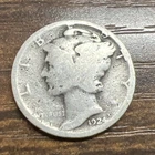 1924-D MERCURY SILVER DIME ACTUAL Coin Get Today & Save & Fill Your Collection