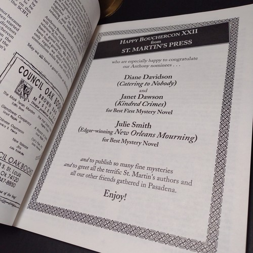 Bouchercon.22 Souvenir Program Book October 11-13, 1991 Pasadena, California - Picture 9 of 15