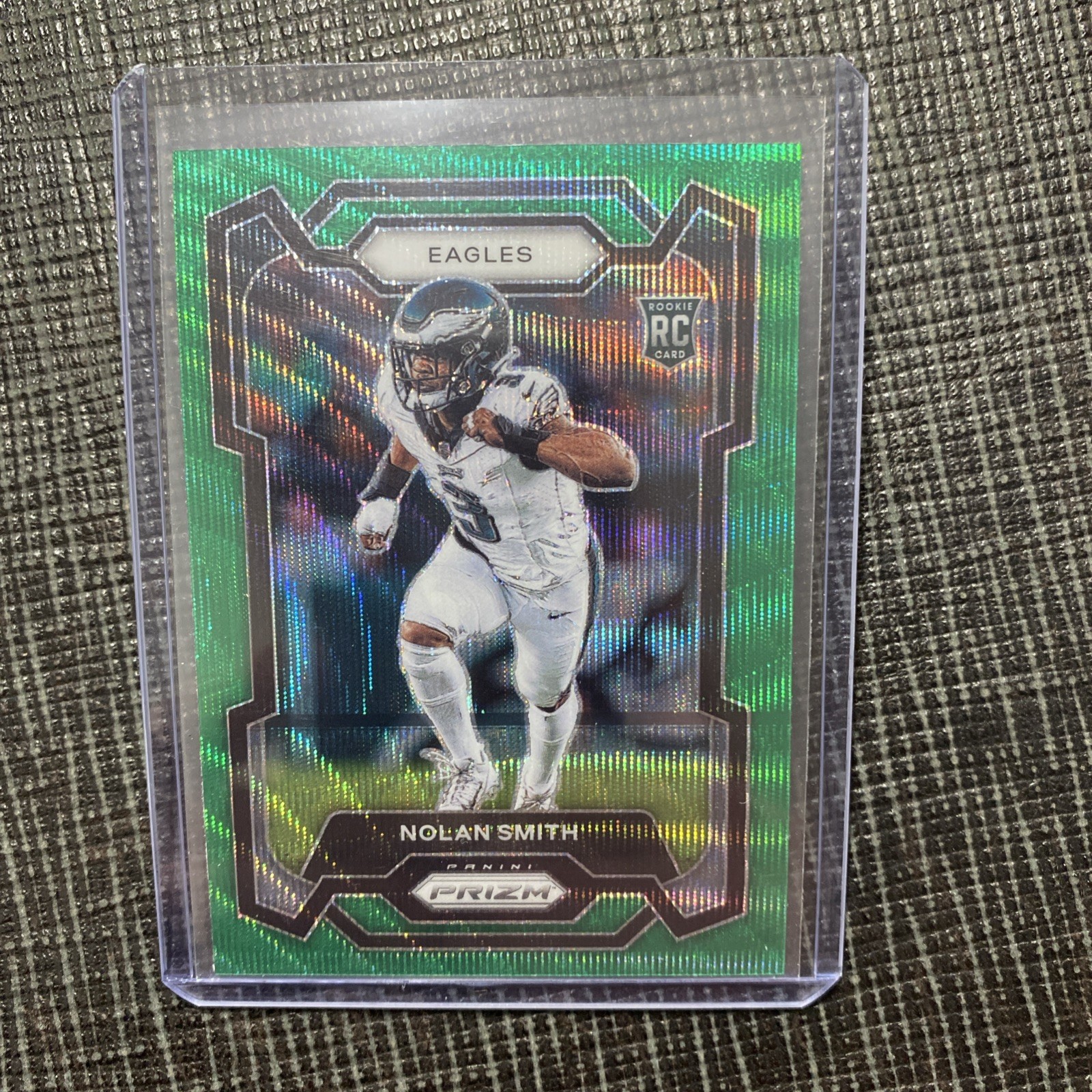 2023 Prizm Nolan Smith Green Wave RC #382 Eagles
