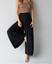Natural Life Palazzo Pants Wide Leg Crop NWT ...