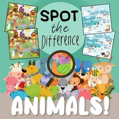 Webber Books Spot The Difference - Animals! (Taschenbuch)