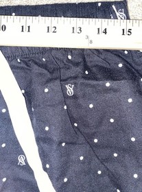 Victoria's Secret Pajama Set Black White Polka Dots Pants Long Sleeve Size Small