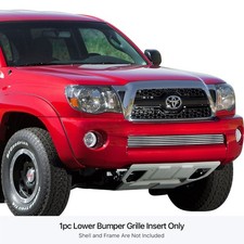 For Toyota Tacoma 05-11 Apg 1-pc Chrome Polished Horizontal Billet Bumper Grille For Toyota Tacoma 05-11 Apg 1-pc Chrome Polished Horizontal Billet Bumper Grille