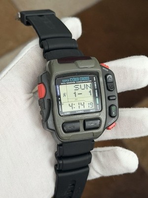Rare Vintage Casio Super Cyber Cross JG-200 Men's Digital Game