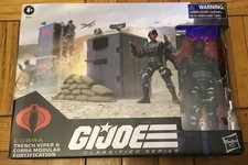 G.I. Joe Classified  151 Trench Viper & Cobra Modular Fortification In Hand