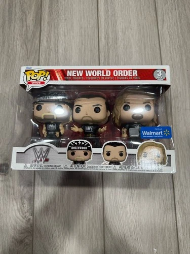 FUNKO POP NEW WORLD ORDER NWO Hulk Hogan Hall Nash 3 PACK WALMART WWE WCW