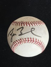 George W Bush Signed OML Practice Used Baseball BAS Beckett COA LOA #AE98107