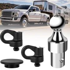 60692 Puck System Gooseneck Hitch Kit, 2-5/16-Inch Ball Gooseneck Hitch Ball ...