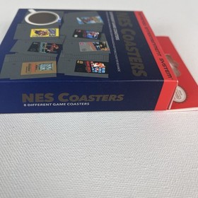 Nintendo NES Cartridge Retro 8 Count Drink Coasters Mario Donkey Kong & More