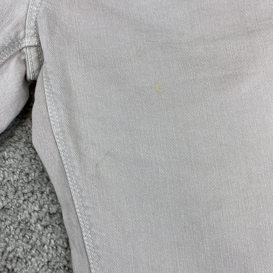 Pantalones de mezclilla rectos para mujer The Proportion of Blu 2: Ventitre 27 tostados tiro bajo 5 bolsillos Foto 3 de 4