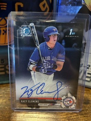2017 BOWMAN DRAFT CHROME KACY CLEMENS ROOKIE AUTO 1st #CDA-KC