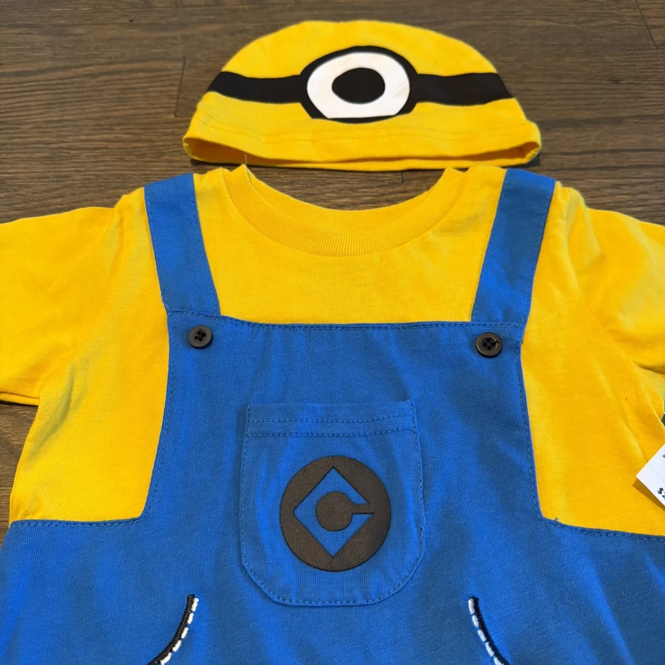 Universal Studios Despicable Me Minion Disfraz Una Pieza Talla 24 Meses Nuevo Foto 3 de 4