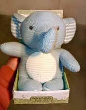 New-Dream Gro Light  Lullaby Soother Elephant Sleep Toy Soft Plush Music Sound