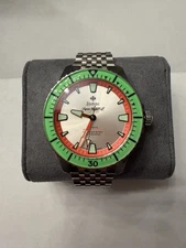 Zodiac Super Sea Wolf Pro-Diver Automatic ZO3556 Watch Bright Green Watermelon