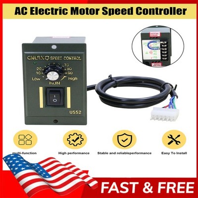 110V AC 120W Electric Motor Speed Controller Reversible Switch Regulator Switch