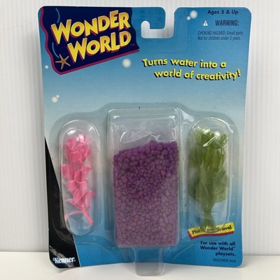 Kenner Wonder World Accessory Set Plastic Plants Gravel Vintage 1995 NIP New