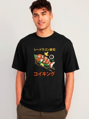 Lustiges Koi Fisch Sushi T-Shirt, japanisches Essen sarkastisch Cartoon Grafik T-Shirt