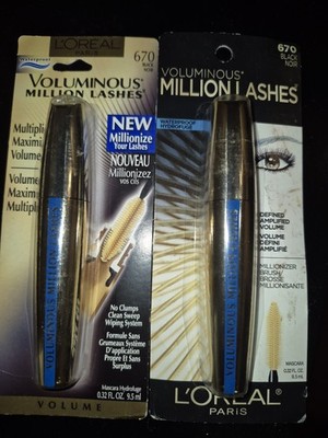 L'OREAL Paris Voluminous Million Lashes In Shade 645 Black 0.30oz SEALED NEW