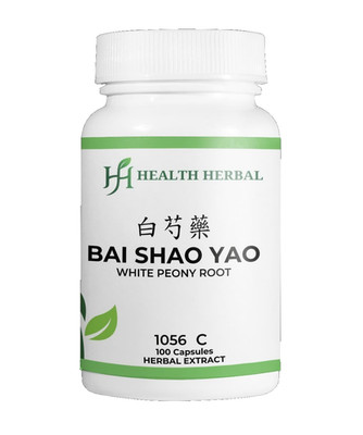 2 Bottles Health Herbal-Bai Shao Yao/White Peony Root 100 Capsules/Bottle