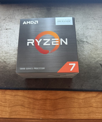 AMD Ryzen 7 5800X3D 8-core, 16-Thread Desktop Processor AM4 96mb L3 Cache