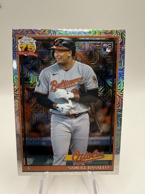 2026 Topps Series 1 Mojo Samuel Basallo #91C-30 Silver Pack Mojo RC Orioles